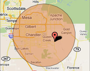 Queen Creek Computer Repair Service on-site Virus Removal Service Area